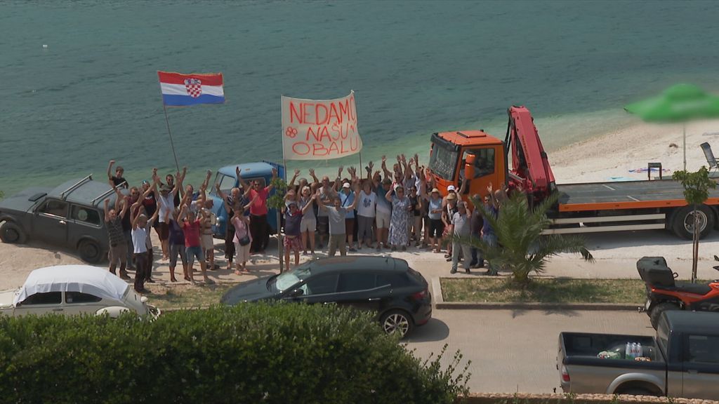 Prosvjed mještana Općine Marina - 2