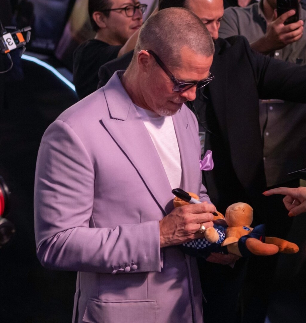 Brad Pitt na promociji filma