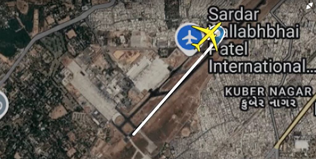 Snimka Flightradara - 2