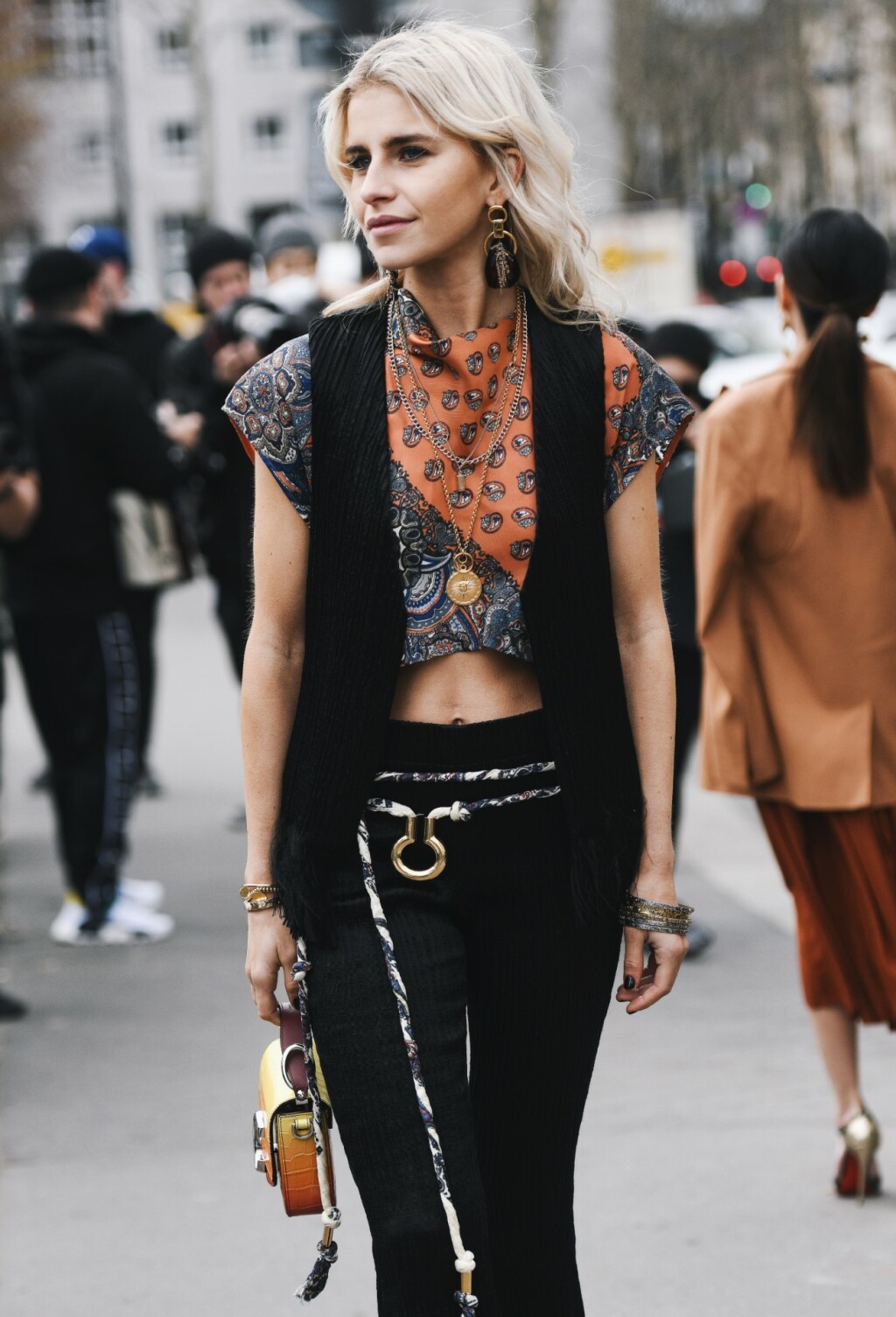 Prsluk u street style izdanju s Tjedna mode