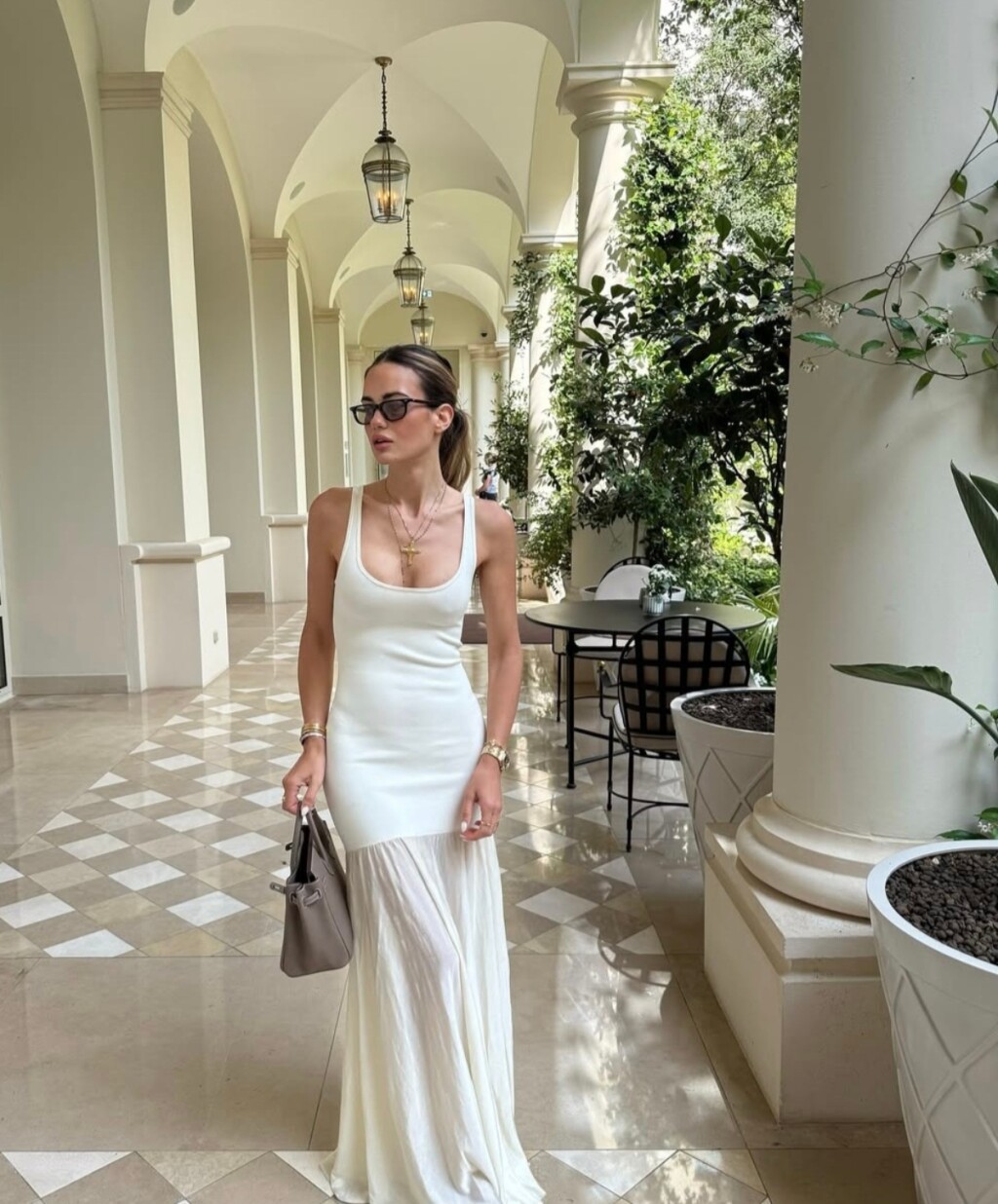 Adriana Ćaleta-Car u bijeloj haljini brenda Toteme