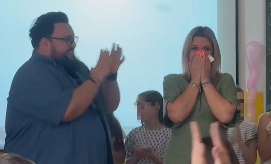 Jacques Houdek i učiteljica Marija - 1