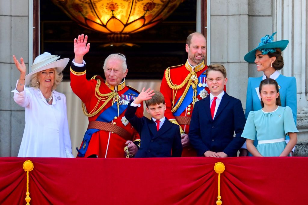 Kraljevska obitelj na Trooping the Colour 2025.