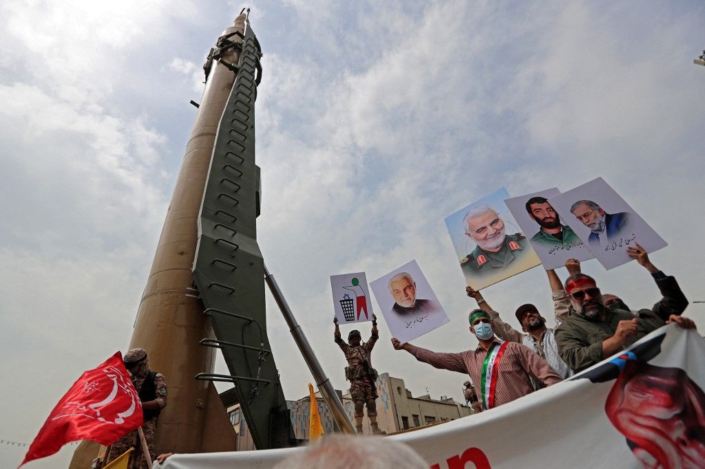 Iranski projektili iznad Haife
