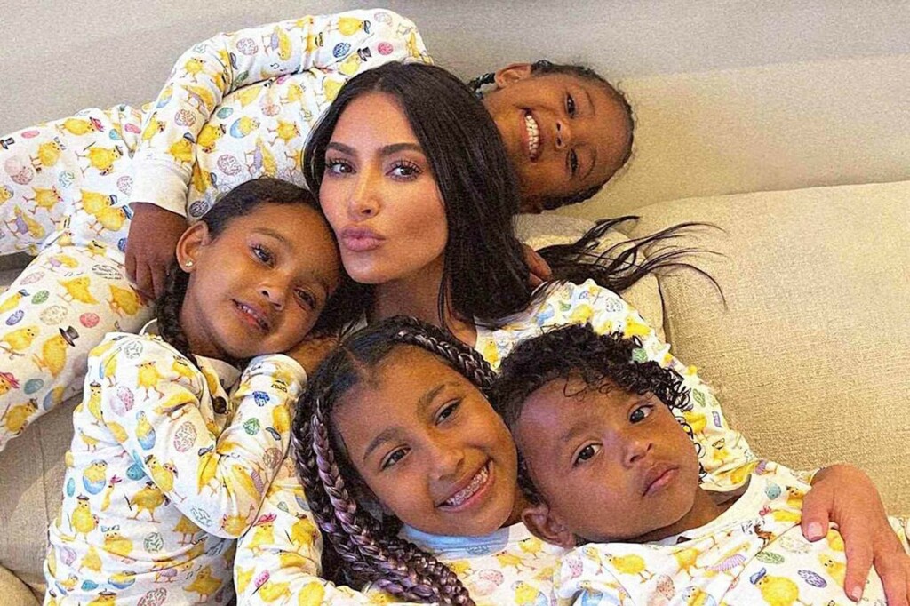 Kim Kardashian s djecom