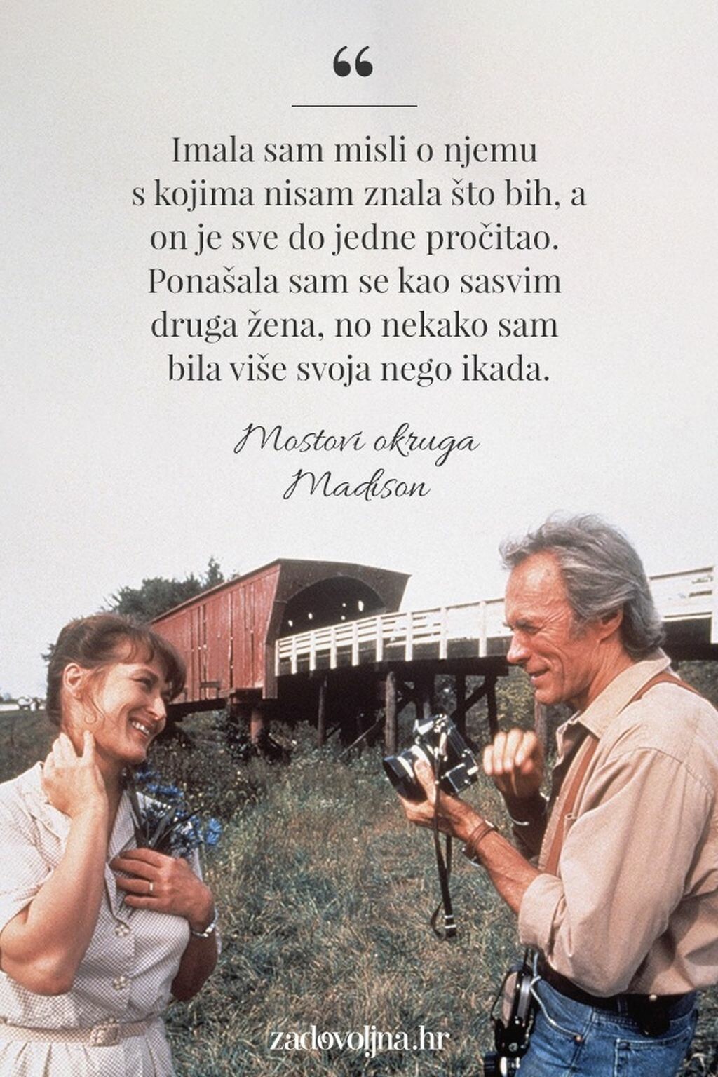 Citat iz filma Mostovi okruga Madison