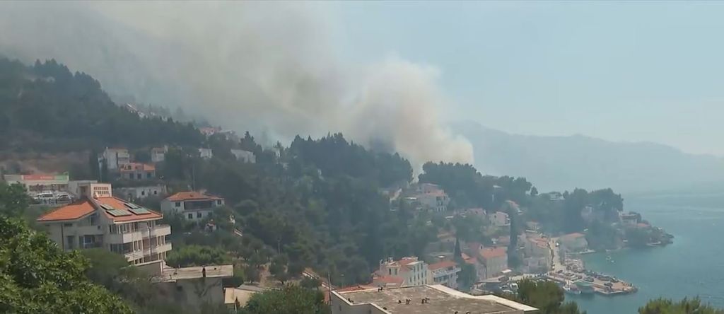 Ljudi o požaru u Dalmaciji - 1