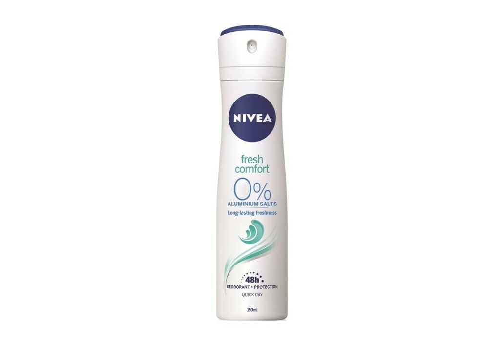 Nivea Fresh Comfort spray, 3,80 eura