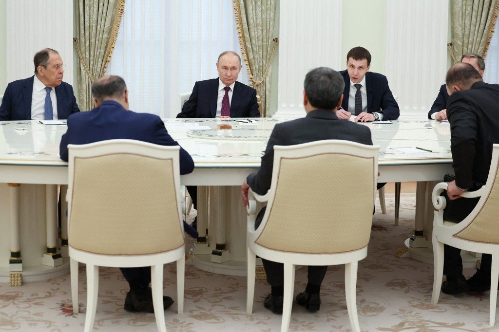 Susret Vladimira Putina i Abasa Arakčija u Kremlju