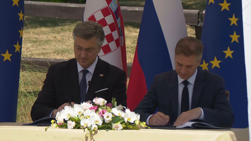Andrej Plenković i Robert Golob - 2