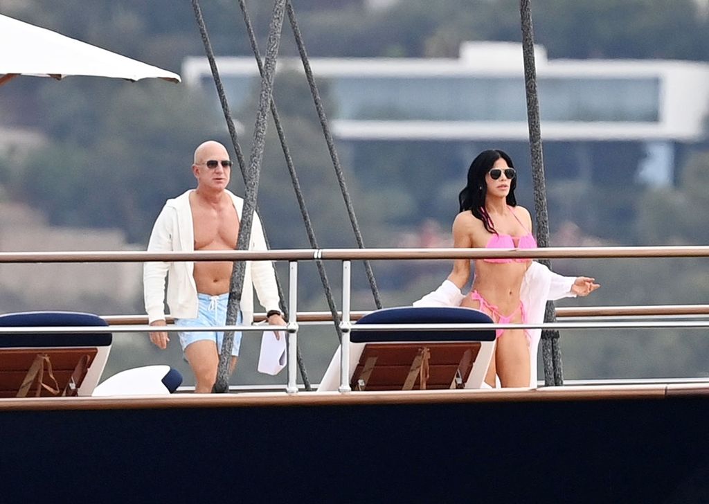 Jeff Bezos i Lauren Sanchez