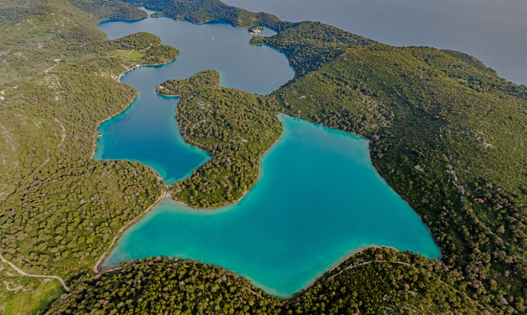 Mljet, Veliko i Malo jezero