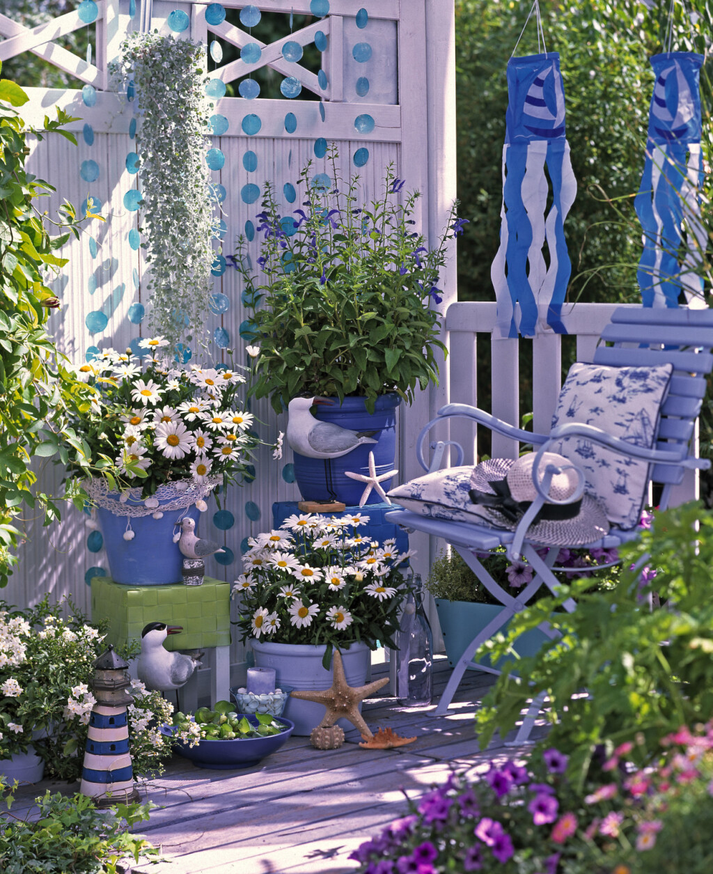 Ideje kako stvoriti morski ugođaj na balkonu - 2