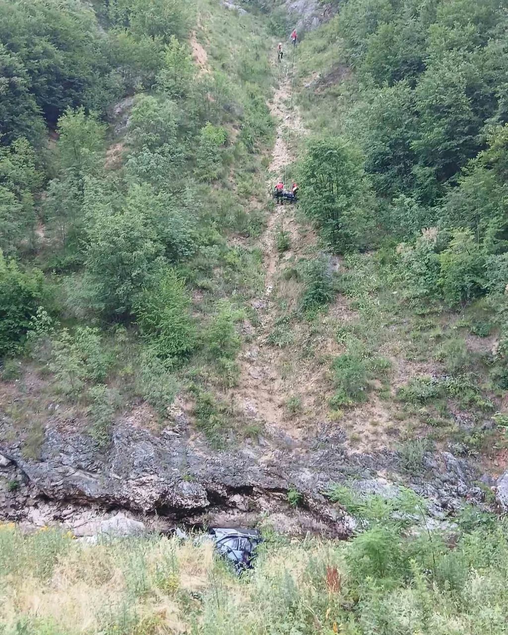 Prometna nesreća u kanjonu Miljacke