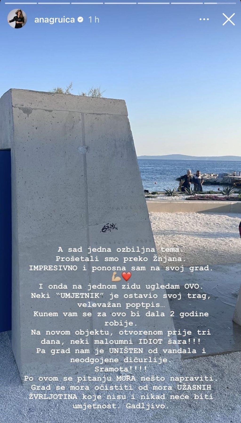 Ana Gruica Uglešić na Instagramu