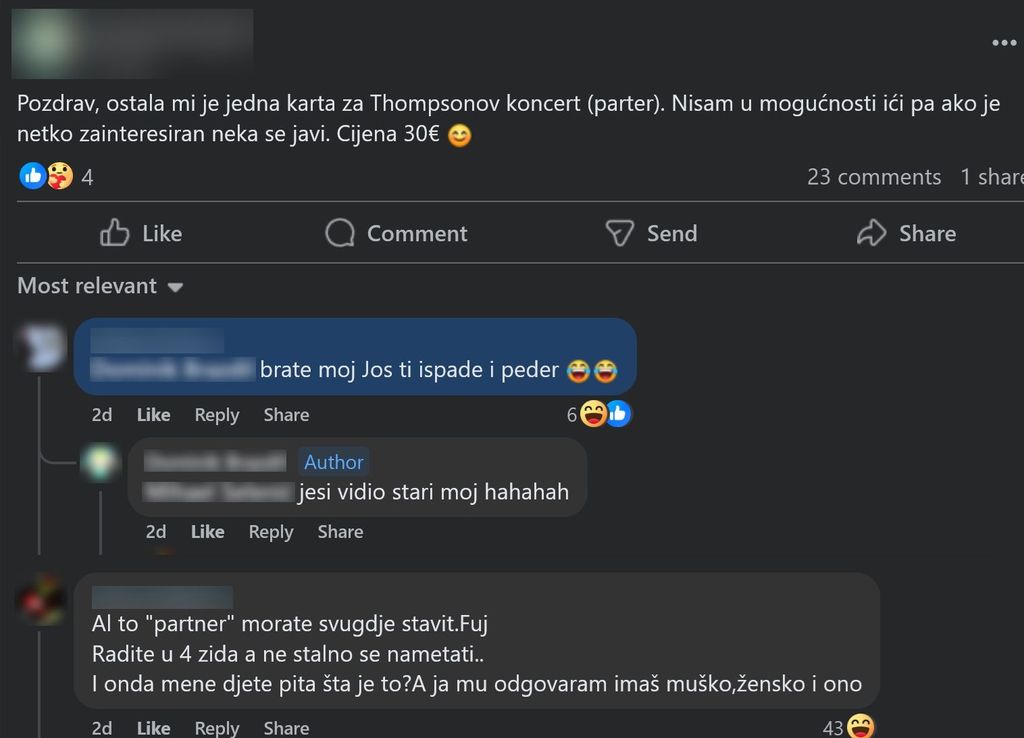 Thomspon i komentari