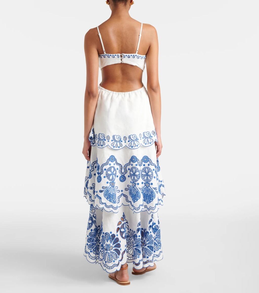 Haljina brenda Farm Rio ima otvorena leđa