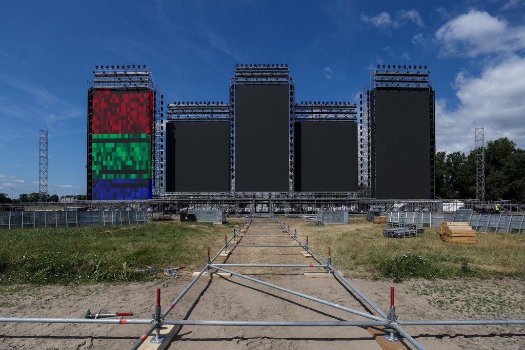 Obilazak Hipodroma uoči koncerta Marka Perkovića - 1