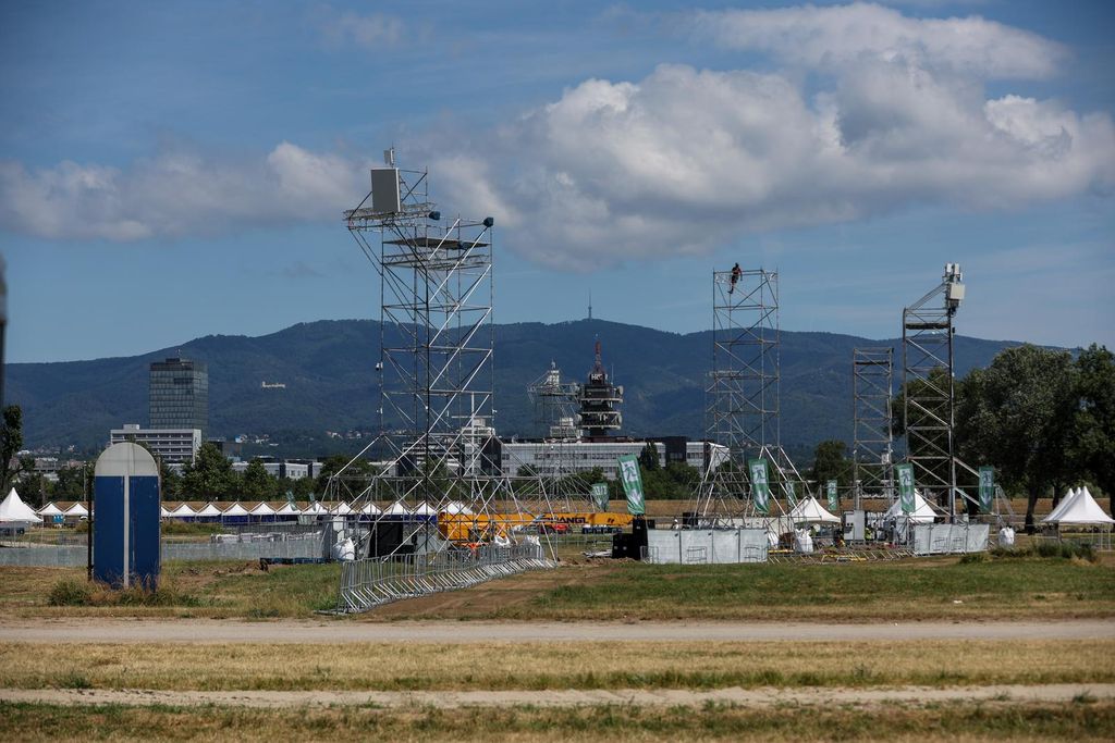 Obilazak Hipodroma uoči koncerta Marka Perkovića - 1
