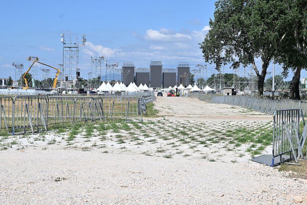 Obilazak Hipodroma uoči koncerta Marka Perkovića - 1