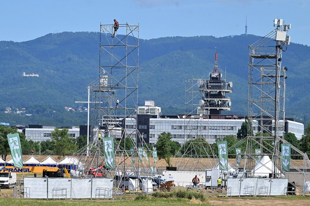 Obilazak Hipodroma uoči koncerta Marka Perkovića - 1