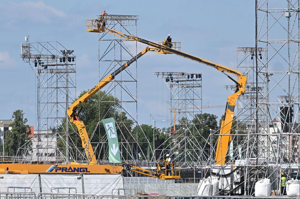 Obilazak Hipodroma uoči koncerta Marka Perkovića - 1