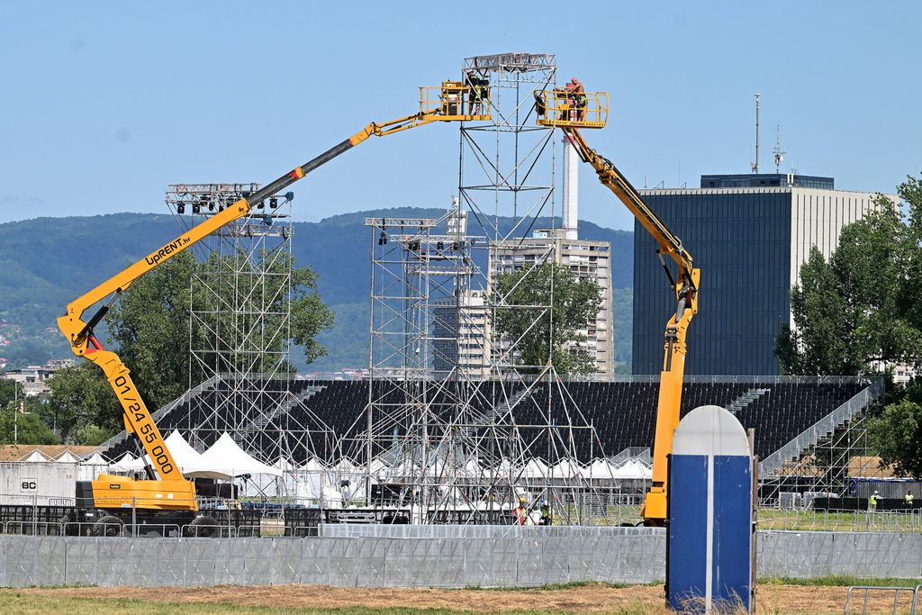 Obilazak Hipodroma uoči koncerta Marka Perkovića - 1