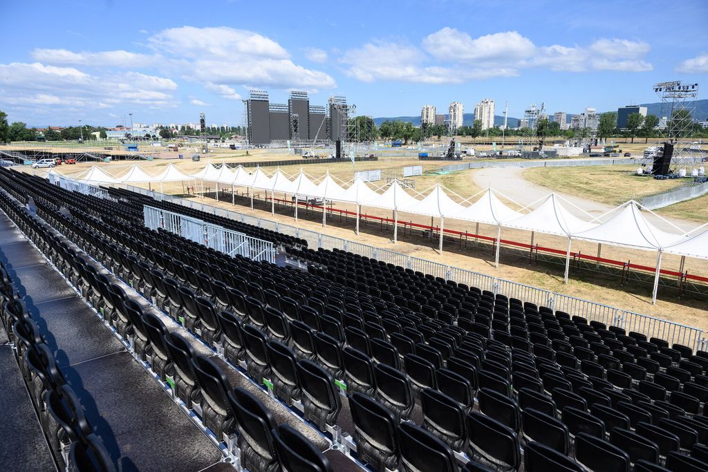 Obilazak Hipodroma uoči koncerta Marka Perkovića - 1