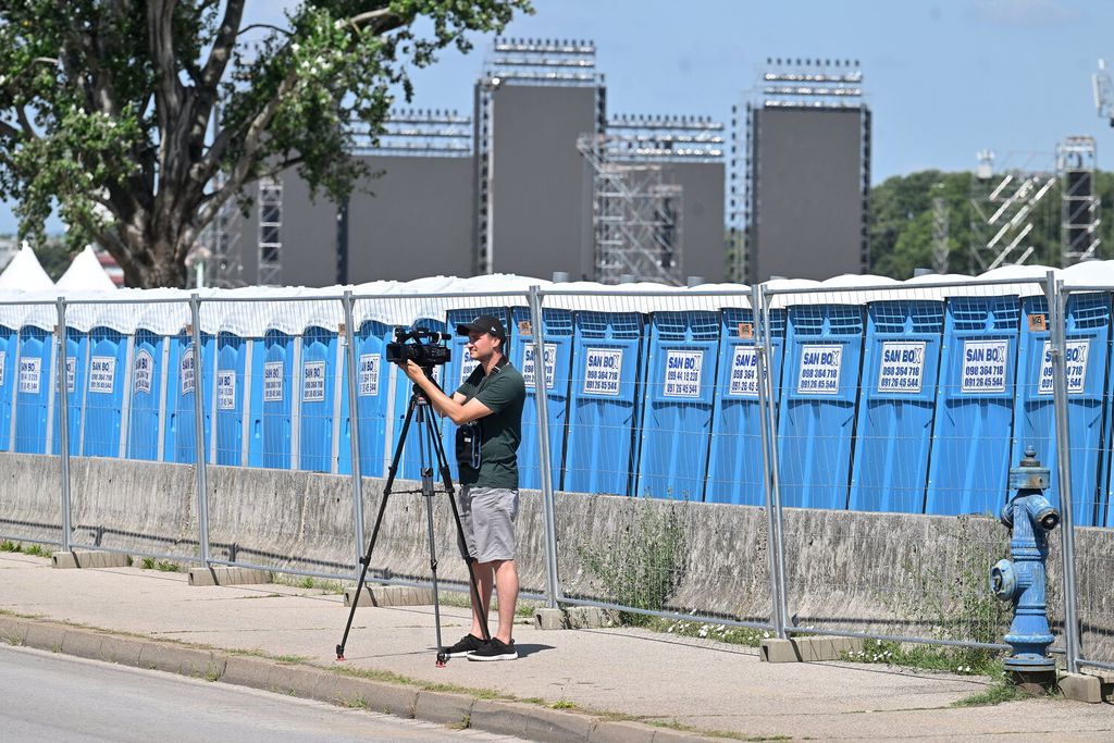 Obilazak Hipodroma uoči koncerta Marka Perkovića - 1