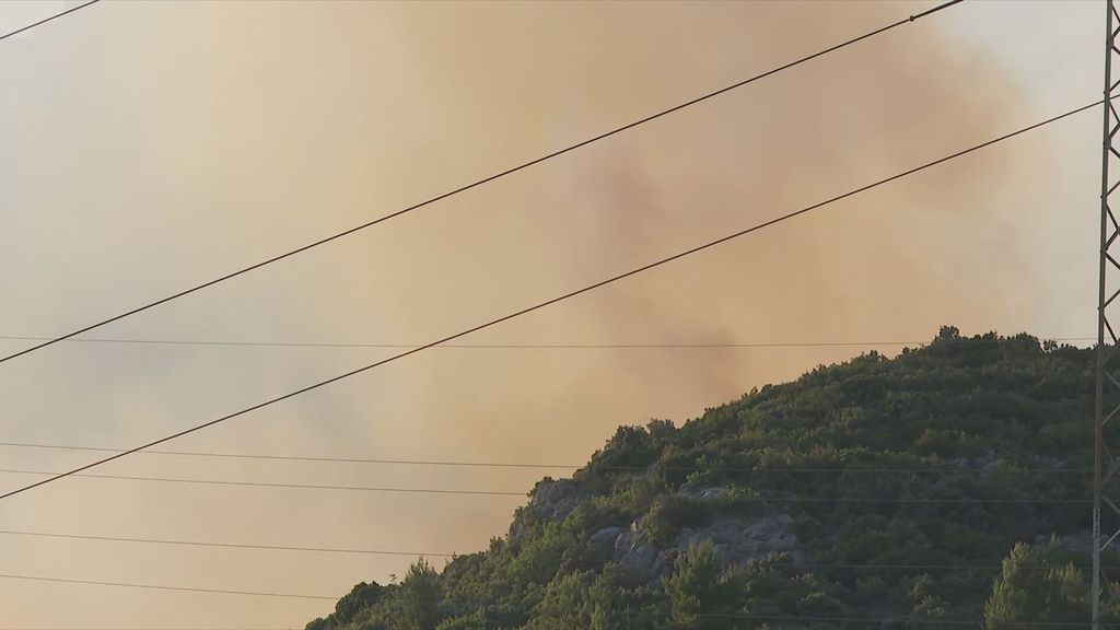 Požar iznad Kaštela