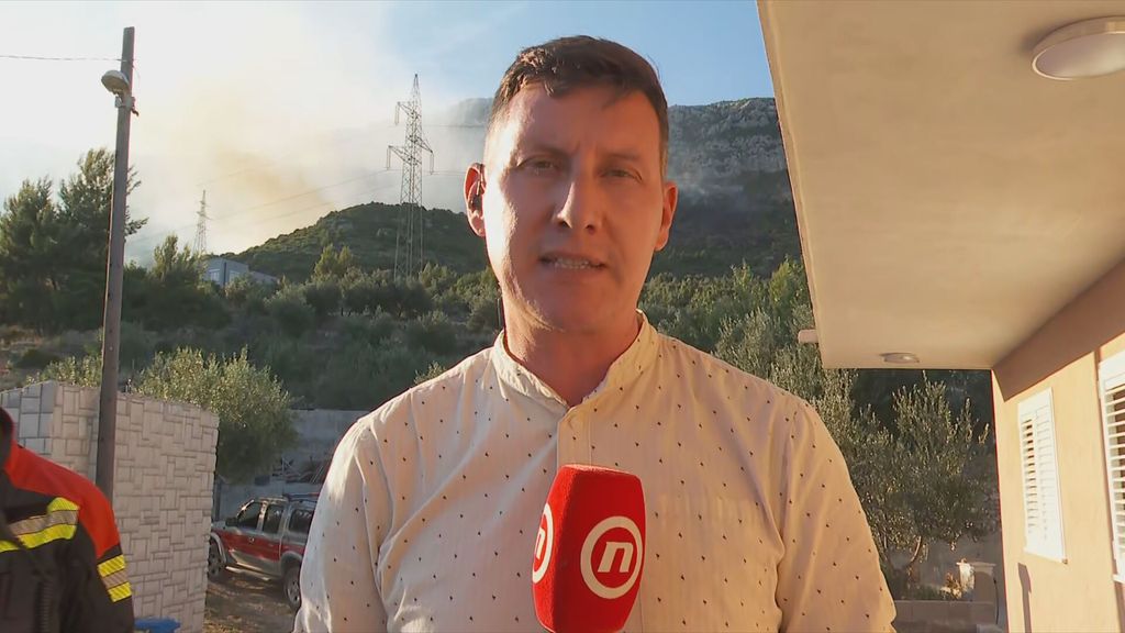 Požar iznad Kaštela