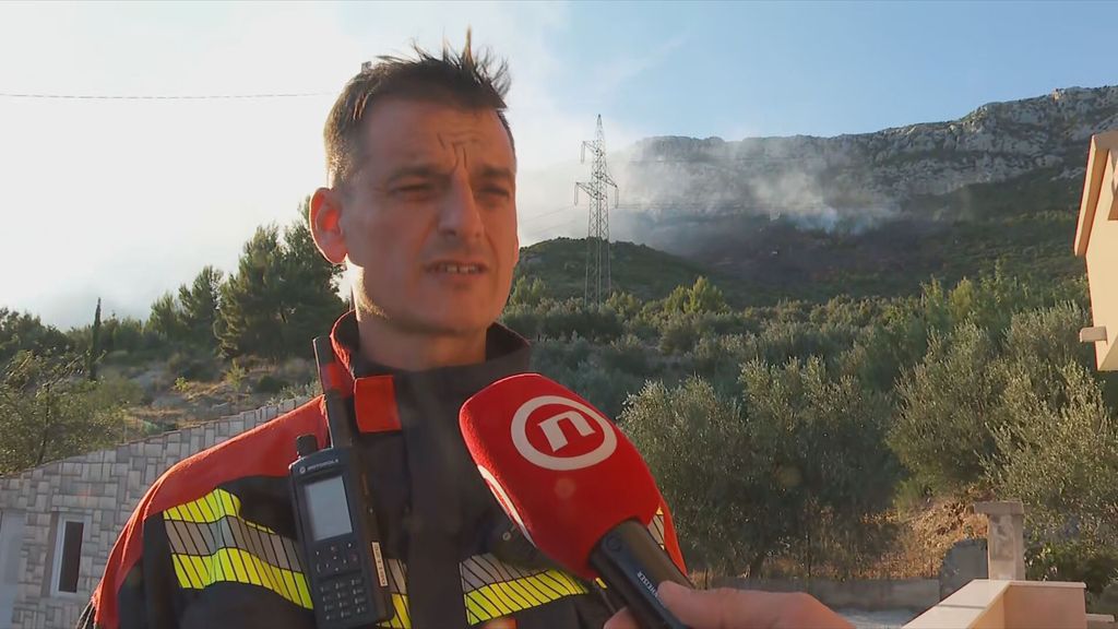 Požar iznad Kaštela