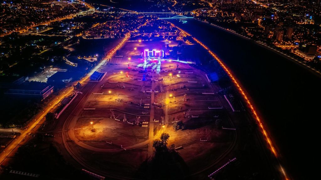 Light show na Thomsponovom koncertu - 2