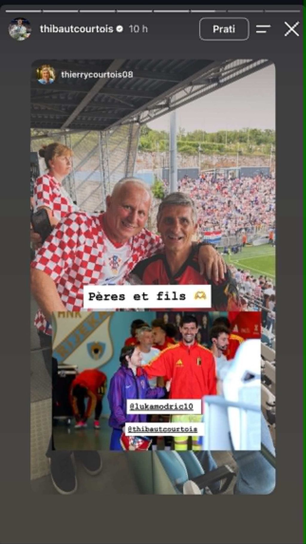 Stipe Modrić i Thierry Courtois