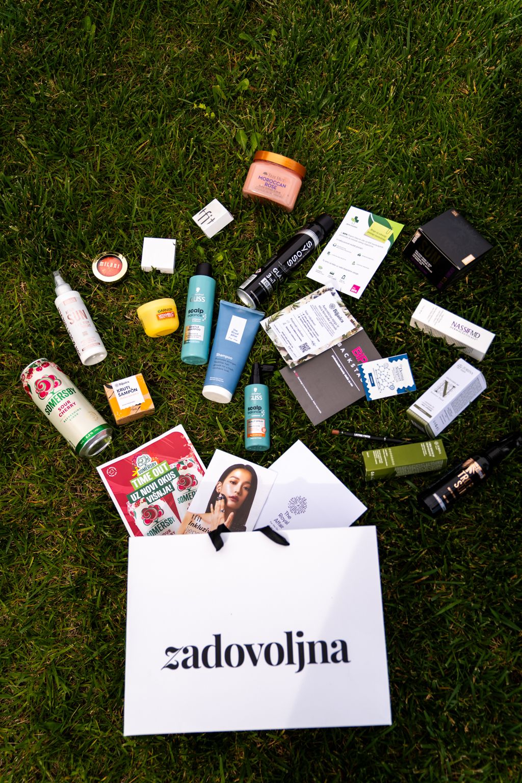 Zadovoljna goodie bag