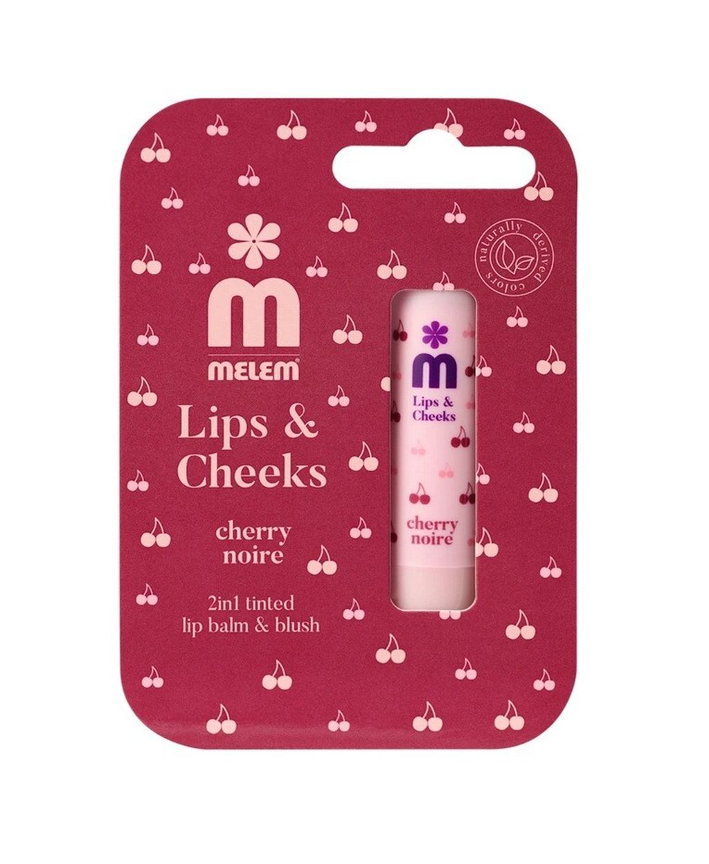 Melem Lips&Cheeks Balzam za usne i rumenilo Cherry Noire, 3,98 eura