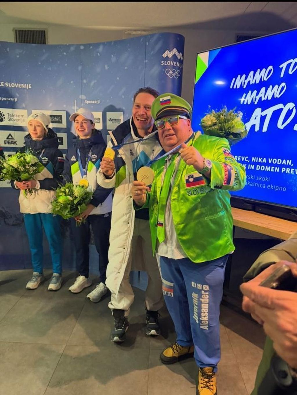 Aleksander Javornik i slovenski sportaši