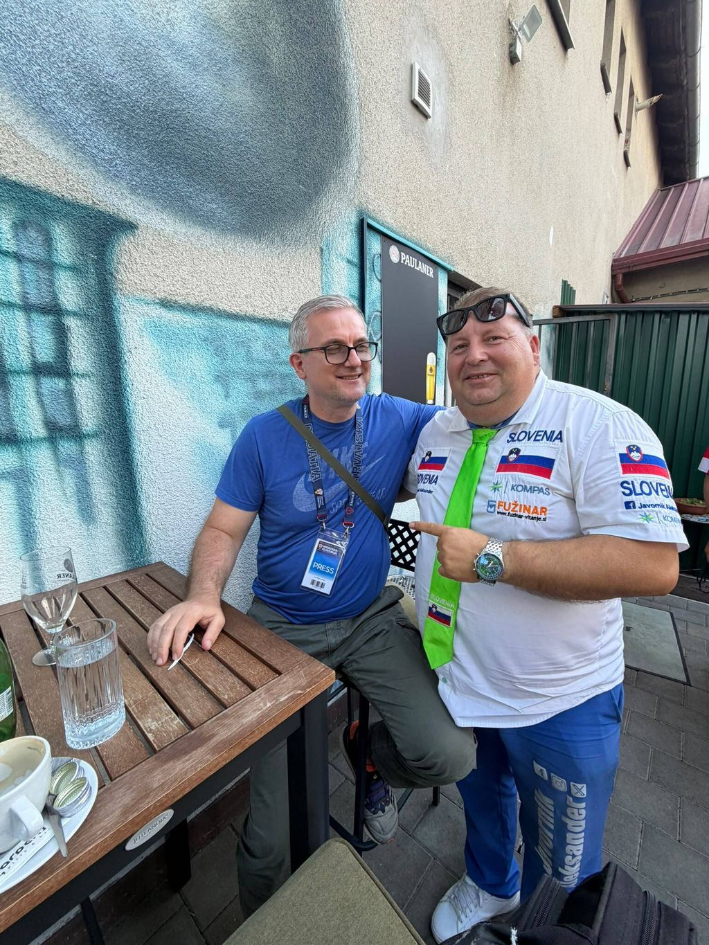 Aleksander Javornik i novinar gol.hr-a Ivica Medo