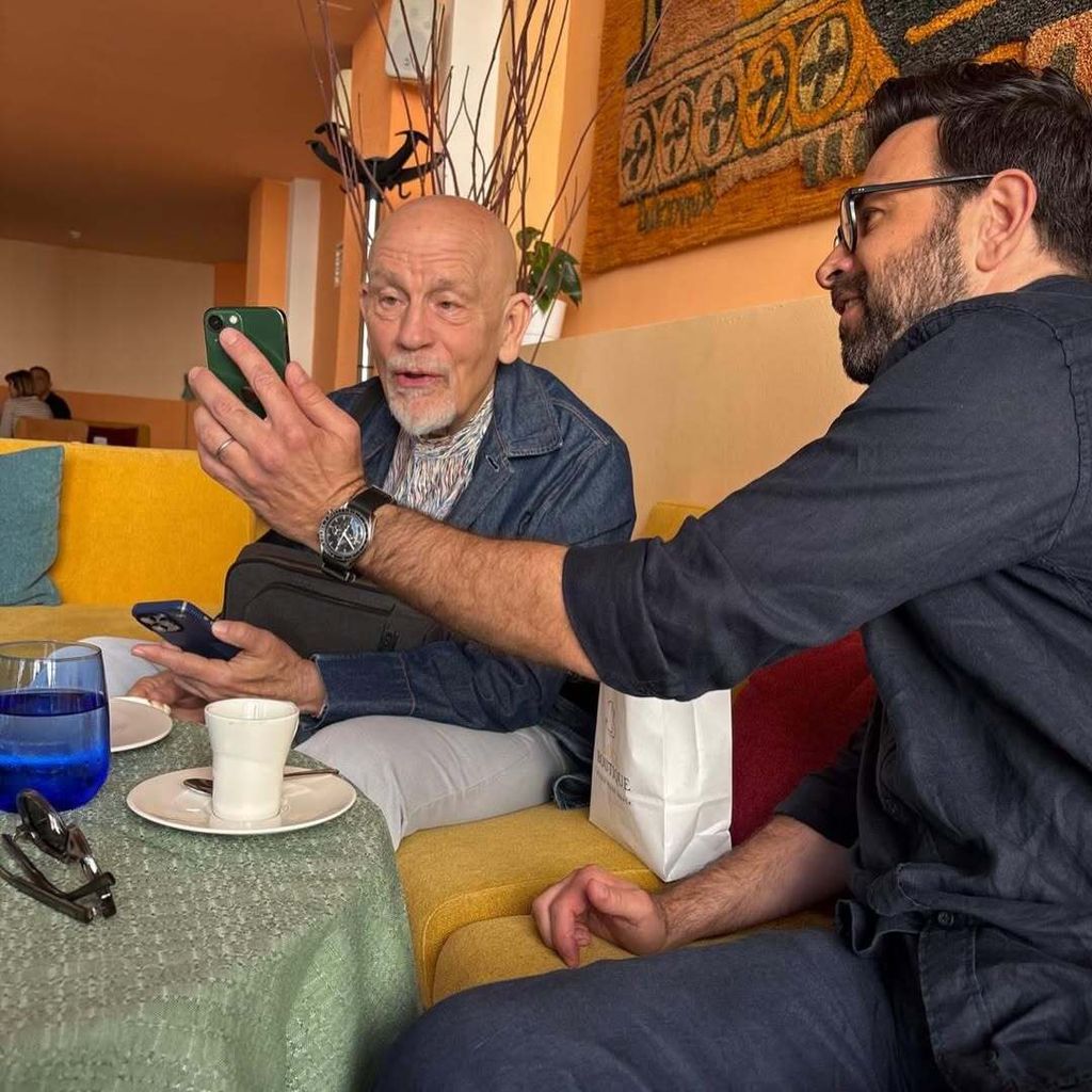 Janko Popović Volarić i John Malkovich