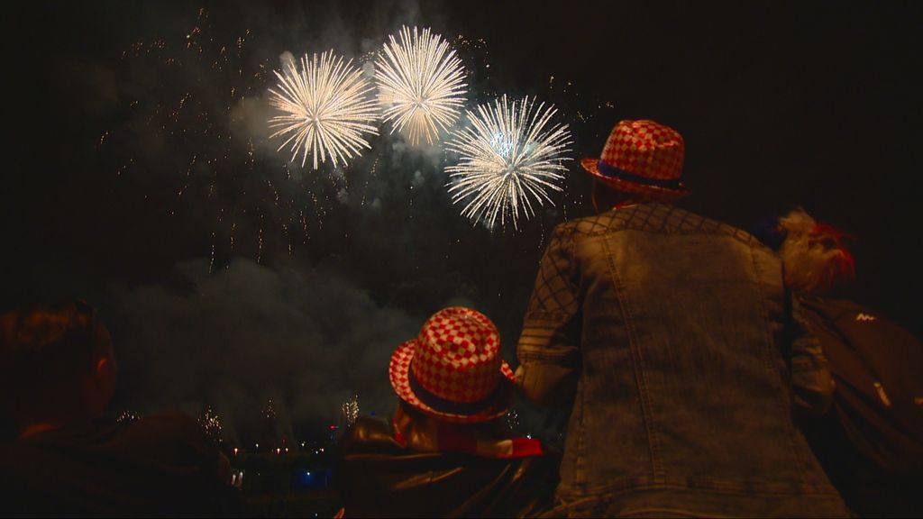 Navijačka euforija u Hrvata