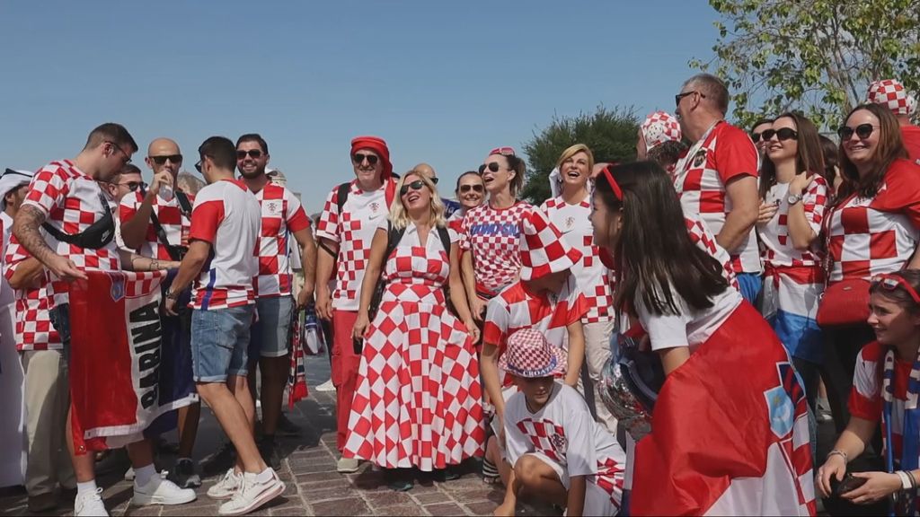 Navijačka euforija u Hrvata