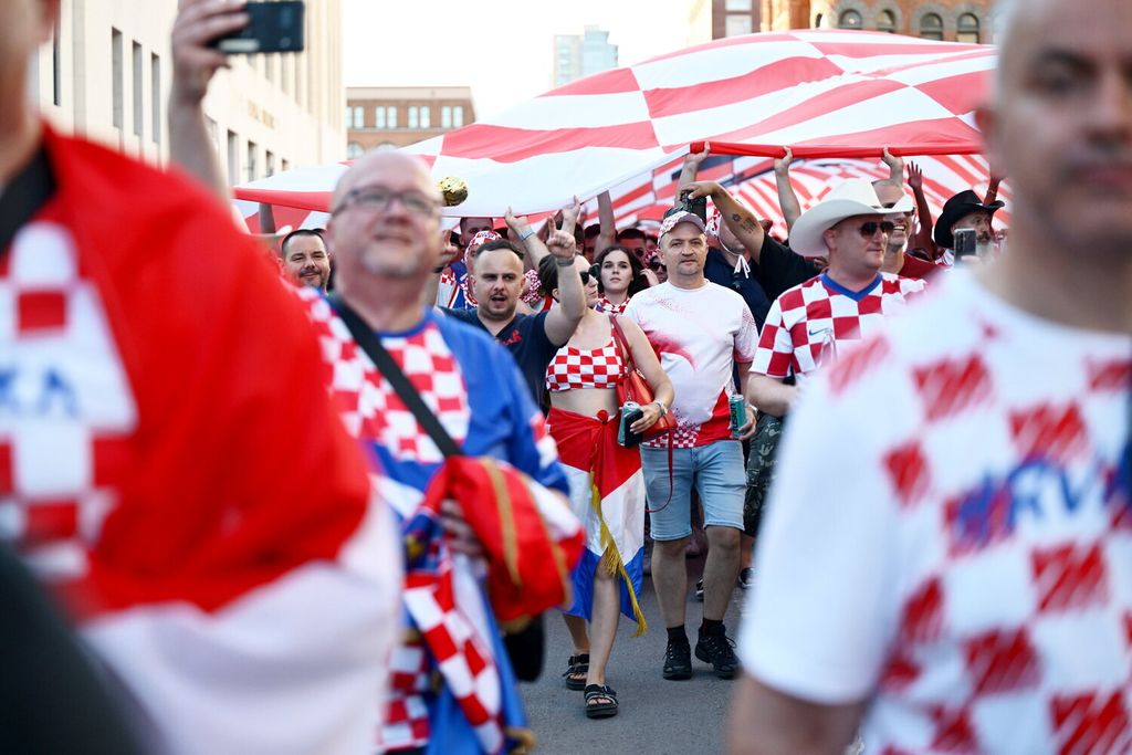 Hrvatski navijači u Dallasu