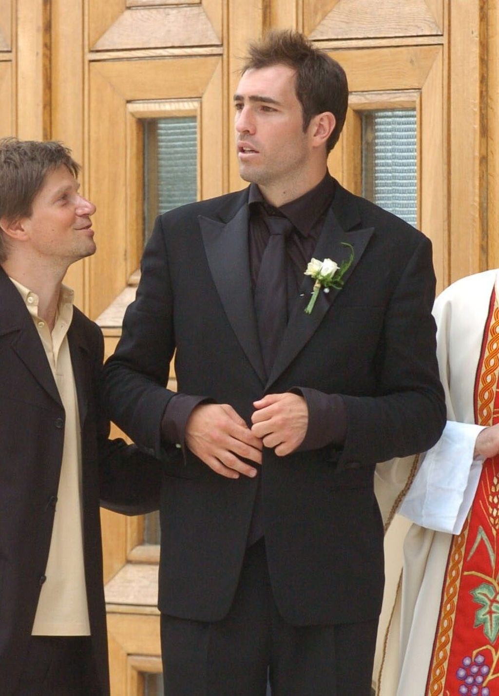 Igor Tudor na dan svog vjenčanja 2005.