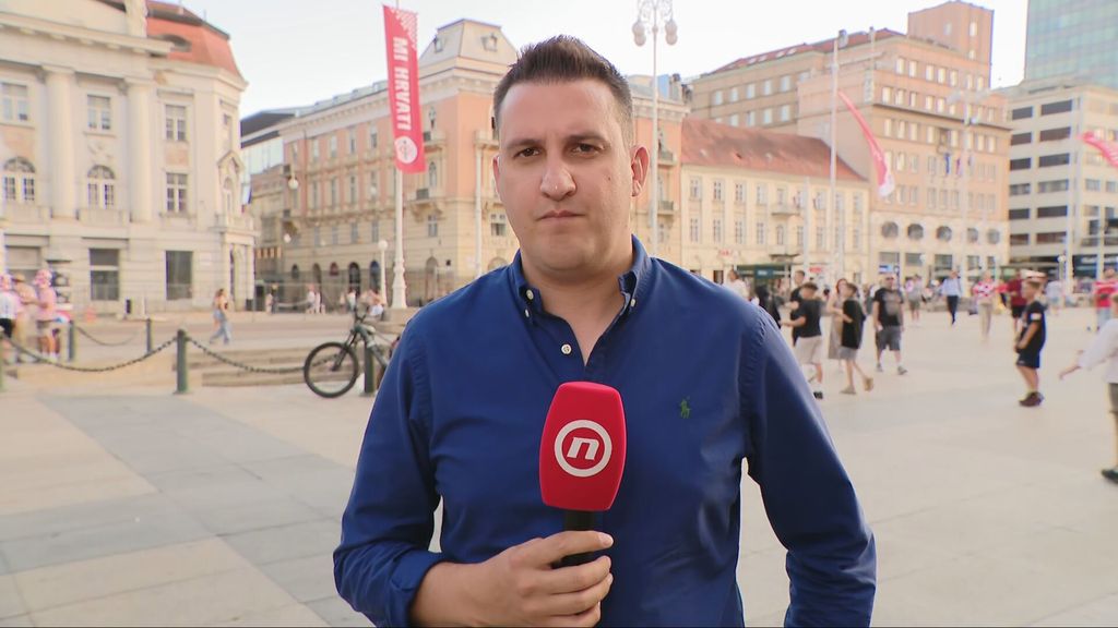 Atmosfera u Zagrebu uoči utakmice Hrvatska - Engleska