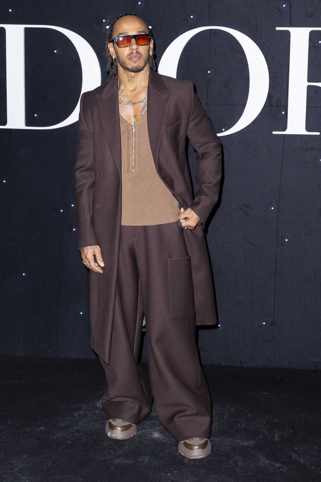 Lewis Hamilton na reviji modne kuće Dior