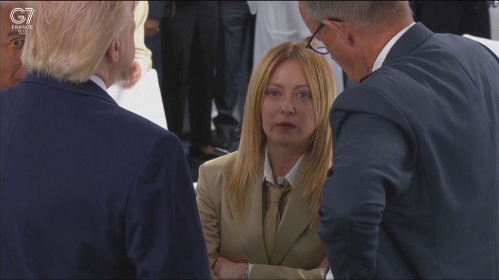 Giorgia Meloni i Donald Trump