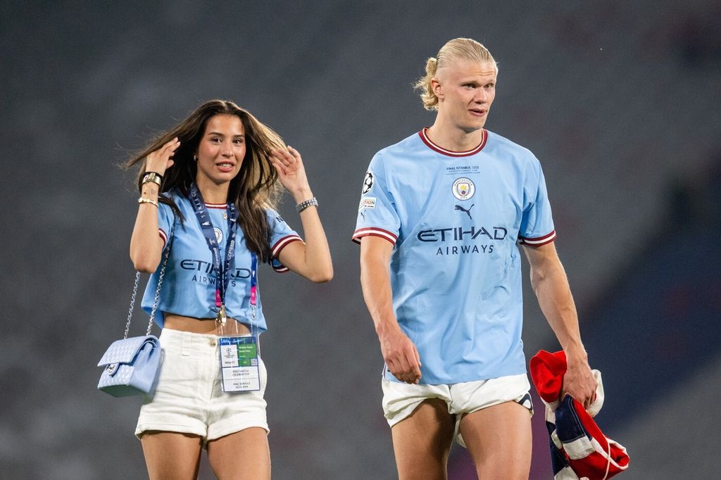 Erling Haaland i Isabel Haugseng Johansen - 2