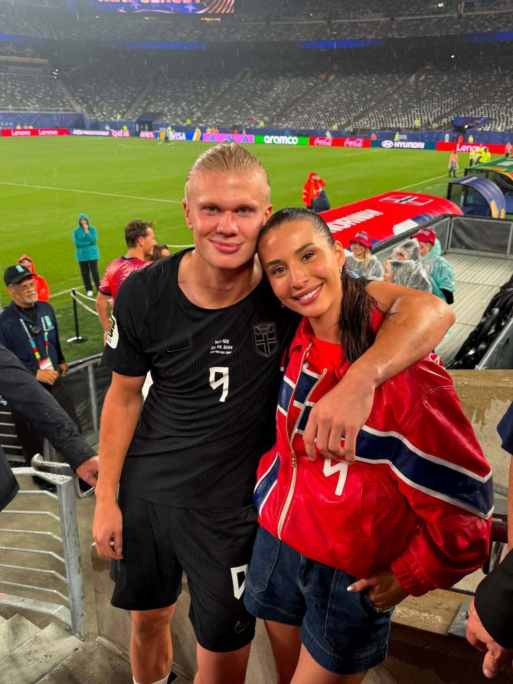 Erling Haaland i Isabel Haugseng Johansen - 2