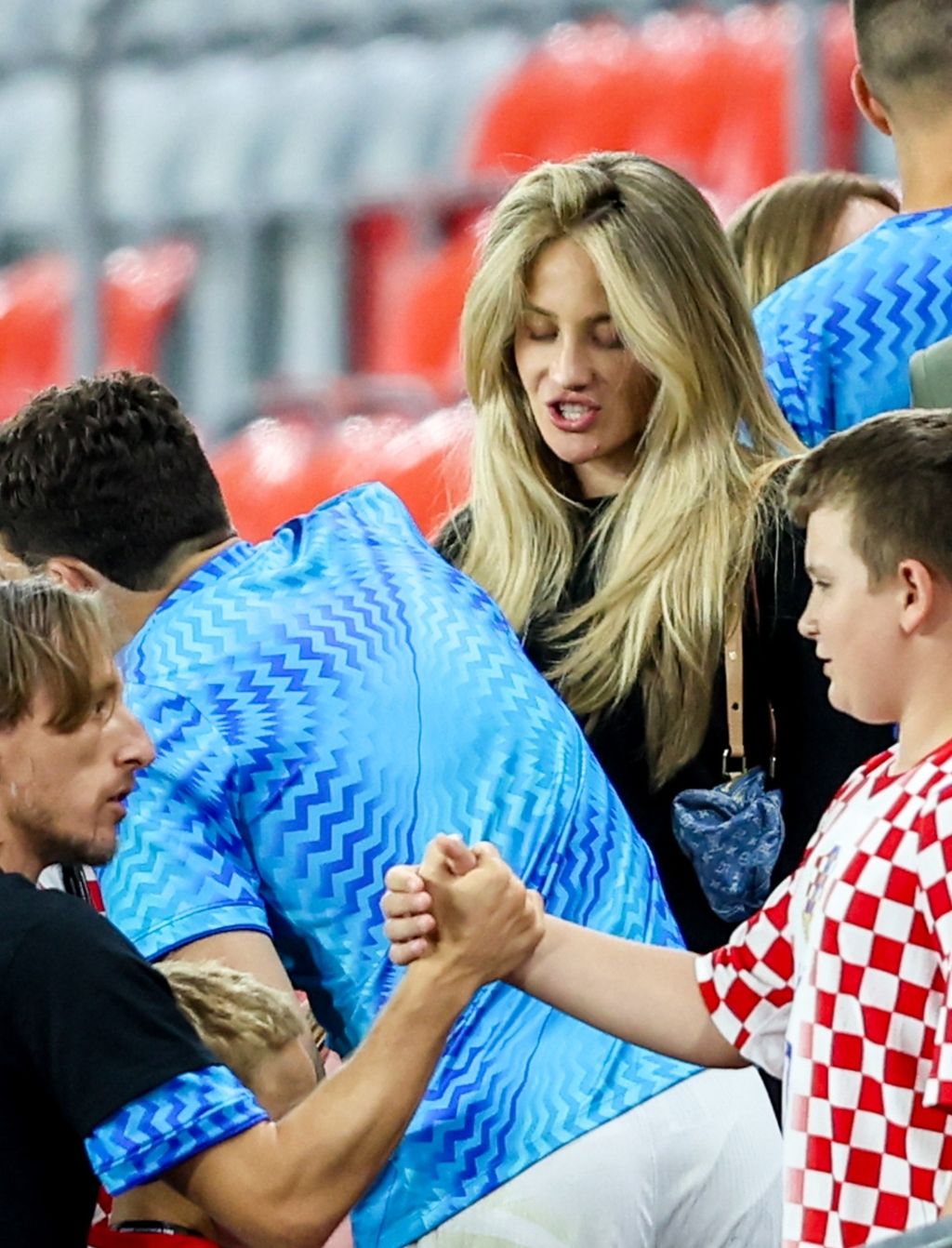 Izabel Kovačić na utakmici Hrvatska - Panama