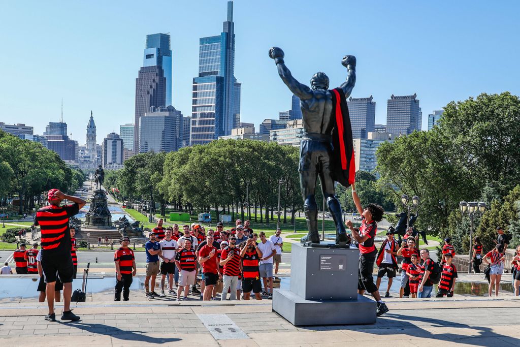 Legendarni kip Rockyja i stepenice u Philadelphiji
